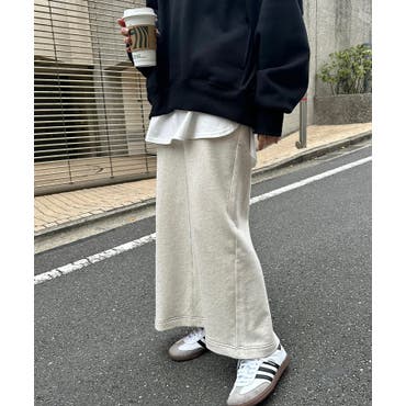 コーデュロイロングタイトスカート（XS～L