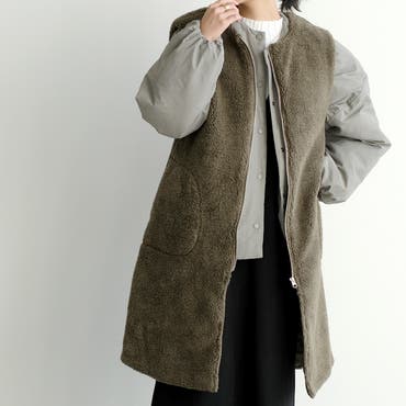 専用ページ✩新品タグ付✩ボアベスト×クロップドプリントスウェット ボアベスト×クロップドプリントスウェット[品番：PALW0001774