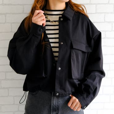 ダブルジップフェイクレザーブルゾン[品番：GERW0010750]｜GeeRA