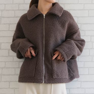 フェイクファーコート[品番：LAVW0018865]｜LANVIN en Bleu
