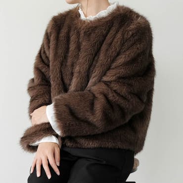 Loungedress】フェイクファーCT[品番：PALW0004083]｜PAL GROUP OUTLET