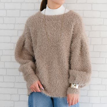 Chico】シャギーシアーリボンニット[品番：PALW0004312]｜PAL GROUP