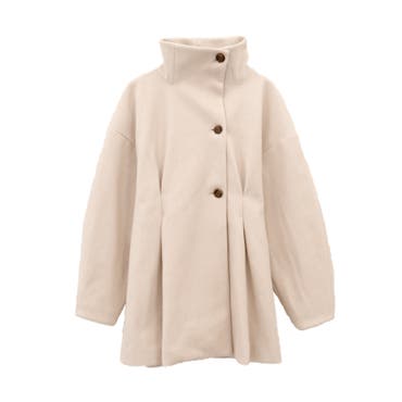 ○ファー付スカラップコート 　ロングコート　リジェイ　3L ○ファー付スカラップコート ロングコートリジェイ3L