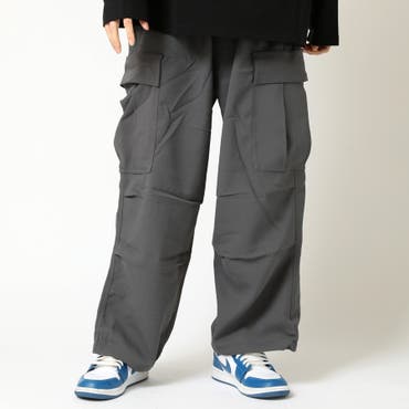 カーゴパンツ メンズ ワイドパンツ[品番：LU000013490