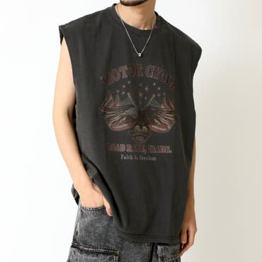 タンクトップ ヴィンテージライク ダメージ加工[品番