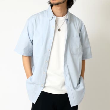 イージーケアオックスフォードワンポイントシャツ(S)[品番