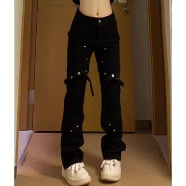 KNEE ZIPスキニーデニムパンツ[品番：MKSW0040748]｜GYDA