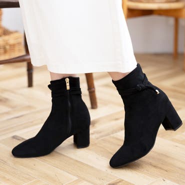 追加生産分】厚底スエードショートブーツ[品番：MKSW0068452]｜RESEXXY