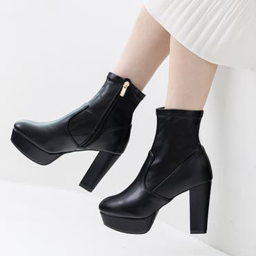 Basicバルキーショートブーツ[品番：MKSW0029008]｜GYDA（ジェイダ）の