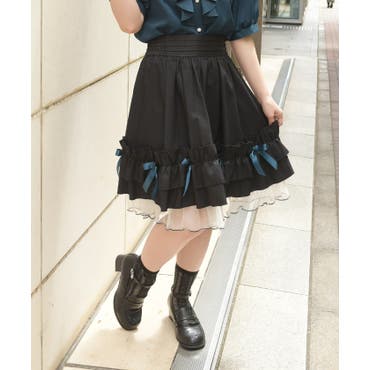 シアーフリルティアードミニスカート[品番：OUTW0000065]｜Outfitter