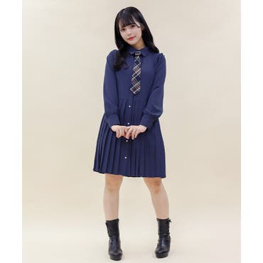 TUCK SLEEVE FRONT BUTTON ワンピース[品番：BJLW0026440]｜SLY