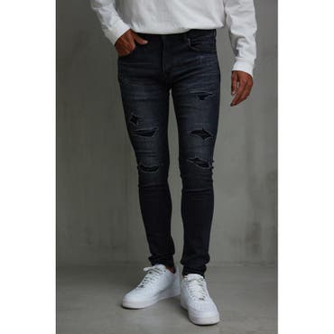 AZUL BY MOUSSY ダメージデニム ブラック XS ◇ Θ アズールバイ 