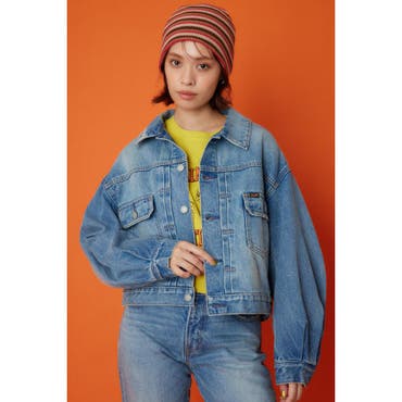 ジャケット・アウター GUESS ROSE EMBROIDERY DENIM JACKET GUESS] ROSE EMBROIDERY DENIM JACKET[品番：GUEW0001379