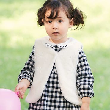 韓国子供服 ギンガムチェックブラウスシャツ キッズ[品番