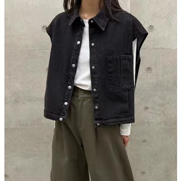 デニムショートジャケット[品番：LAVW0011000]｜LANVIN en Bleu