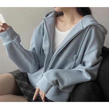 「ililil/イルイルイル」淡色切り替えジャージ ililil淡色切り替えジャージ 全2色トラックジャケット ブルゾン[品番