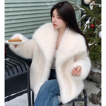 ファーベスト エコファーベスト 韓国ファッション[品番：SHNW0003855