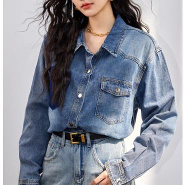 GUESS] LADIES Denim TaNecklace Top[品番：GUEW0009425]｜GUESS