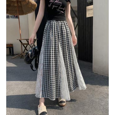 スカート レディース フレアスカート ロングスカート ゆったり 千鳥柄 フレア マキシスカート 秋服 秋冬 スカート レディース フレアスカート ロングスカート ゆったり