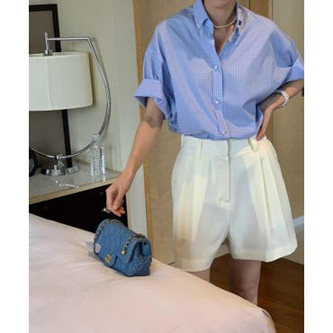 SALE 大きいサイズ 女性 売れ筋商品|||シャツVer3.5 ブルーストライプ・スキッパー（SP-442） Rui glamourous SALE 大きいサイズ 女性 シャツVer3.5 ブルー
