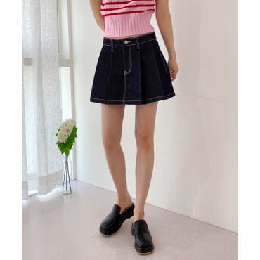 ラインBOXプリーツミニスカート BS18SM06-L018[品番：WG010032216
