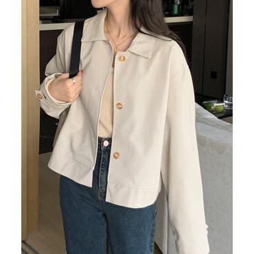 すっきりとしたショート丈のデザインでスタイリッシュにきまる