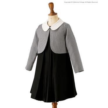 女の子 入学式 スカラップボレロボックスプリーツワンピ