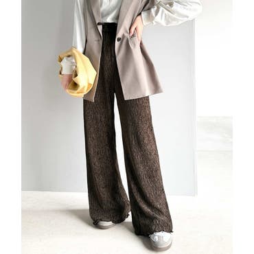Spick and Span]【+81BRANCA】レースジャガードパンツ[品番