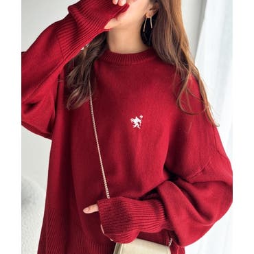 タグ付き新品　Requal★24AW 短丈　パーカー　赤　re:qual≡ RE730（アールイーセブンサーティー）の「RE730 クロス袖