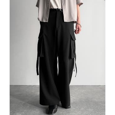 2着セット Lui's 24ss 2way コンバーチブルパンツ S 黒/グレー Lui's（ルイス）の「2way コンバーチブルパンツ（カーゴパンツ