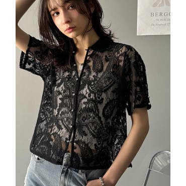 柄シャツ バンダナ柄 長袖[品番：DCTW0003961]｜Decorative