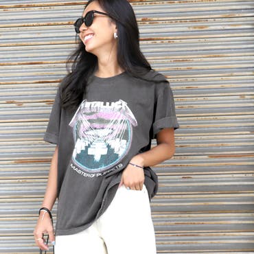 ヴィンテージ加工メタリカロゴtシャツ 品番 Pa Coca コカ のレディースファッション通販 Shoplist ショップリスト