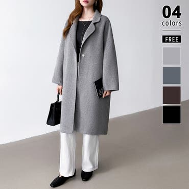 ノーカラーファーアウター[品番：GERW0000221]｜GeeRA（ジーラ）の