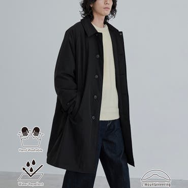 Drawer ⭐︎ブラック チェスターコート 36 ロングコート チェスターコート メンズ ロングコート[品番：TEPM0000293