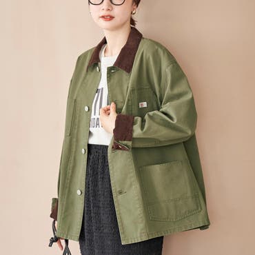 (*≧з≦)pretty☆ Rady ミリタリーショートコートカーキ ショートトレンチコート - ダークカーキグリーン - レディース