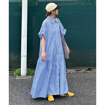 ロエベ ワンピース アナグラムチュニックドレス[品番