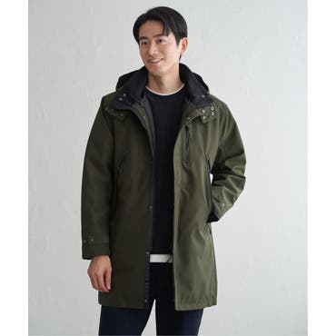 高密度スラブツイルフェイクファーフード付M 51モッズコート