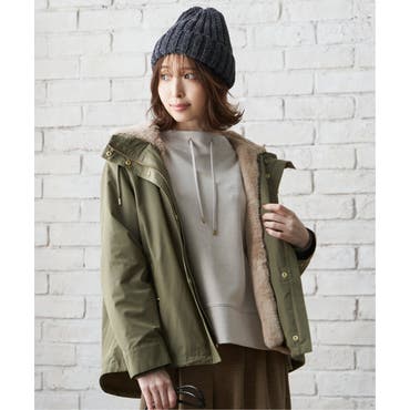 somari imaginationライナー付き3wayモッズコート[品番