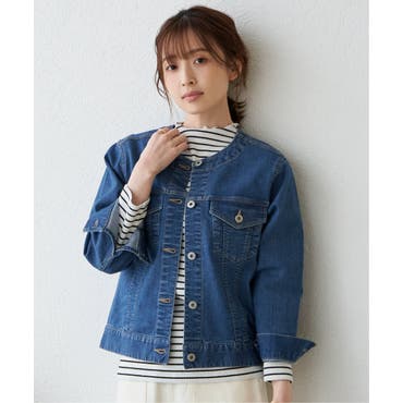 デニムジャケット オフショルダー ショート丈 長袖 セクシー系