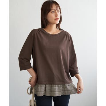 【美品】＊レリアン＊7分袖レースチュニックブラウス レースチュニックブラウス | Leilian (Women)/レリアン | 三越