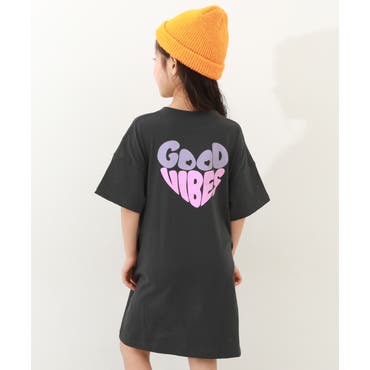 devirock｜バックロゴプリント 半袖ワンピース | Rakuten