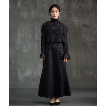 チャイハネ】ボヘーノ刺繍ティアードワンピース[品番：ACNW0016566