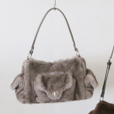 ハンギョドン ショルダーバッグ HGダイカットファーショルダー112[品番