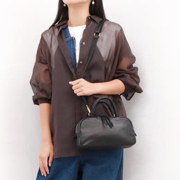 PRADA プラダ LOGO JACQUARD バケット バッグ[品番：SESB0017401