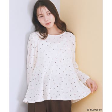AD2008 08AW archive リップ柄フリルトップス スキン ハート ハート柄