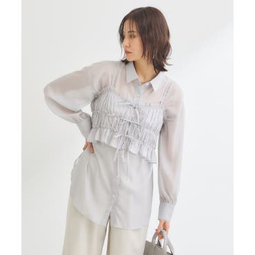 ワッシャーシアーシャツ[品番：MKSW0035491]｜EMODA（エモダ）の