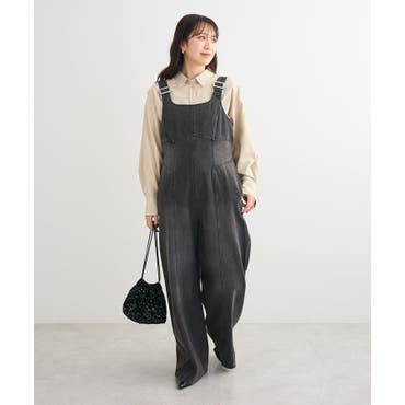 SALE★新品★ SHENERYシーナリーデニムオーバーオール ブラック SHENERY（シーナリー）の「デニムオーバーオール（サロペット