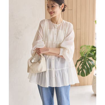 ティアードチュニックTシャツ 2サイズ トップス[品番