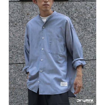 オーバーサイズバンドカラーシャツ[品番：IKAW0005734]｜VENCE