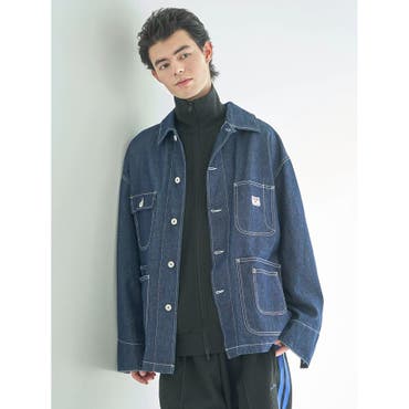 チャイハネ】カラベラ刺繍MEN'Sデニムジャケット[品番：ACNW0010583
